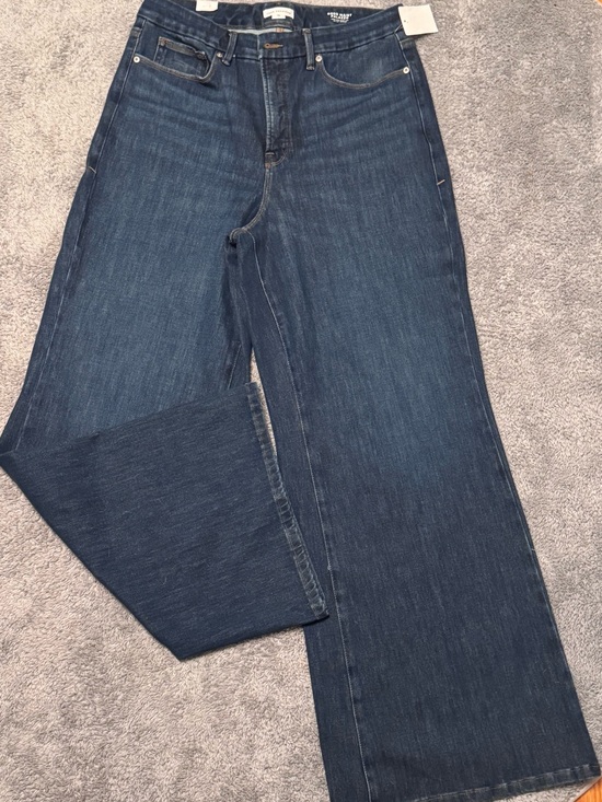 Good American Denim - Good American Dark Blue Wide-Leg Jeans